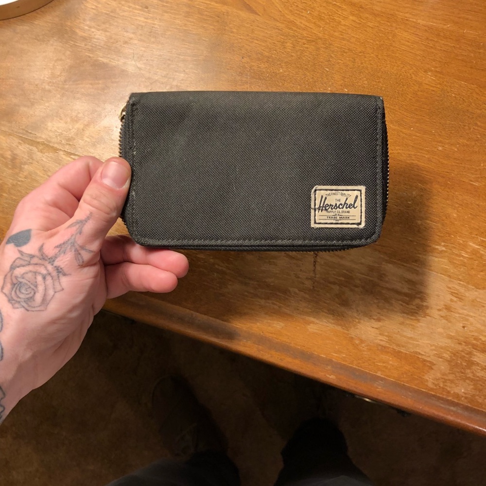 Women’s Herschel wallet.